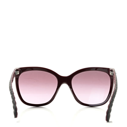 Chanel Quilted CC Sunglasses 5288-Q Burgundy 4 of 7