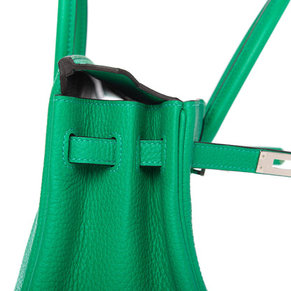 Hermes Togo Verso Birkin 25 Menthe Vert Bosphore 13 of 35