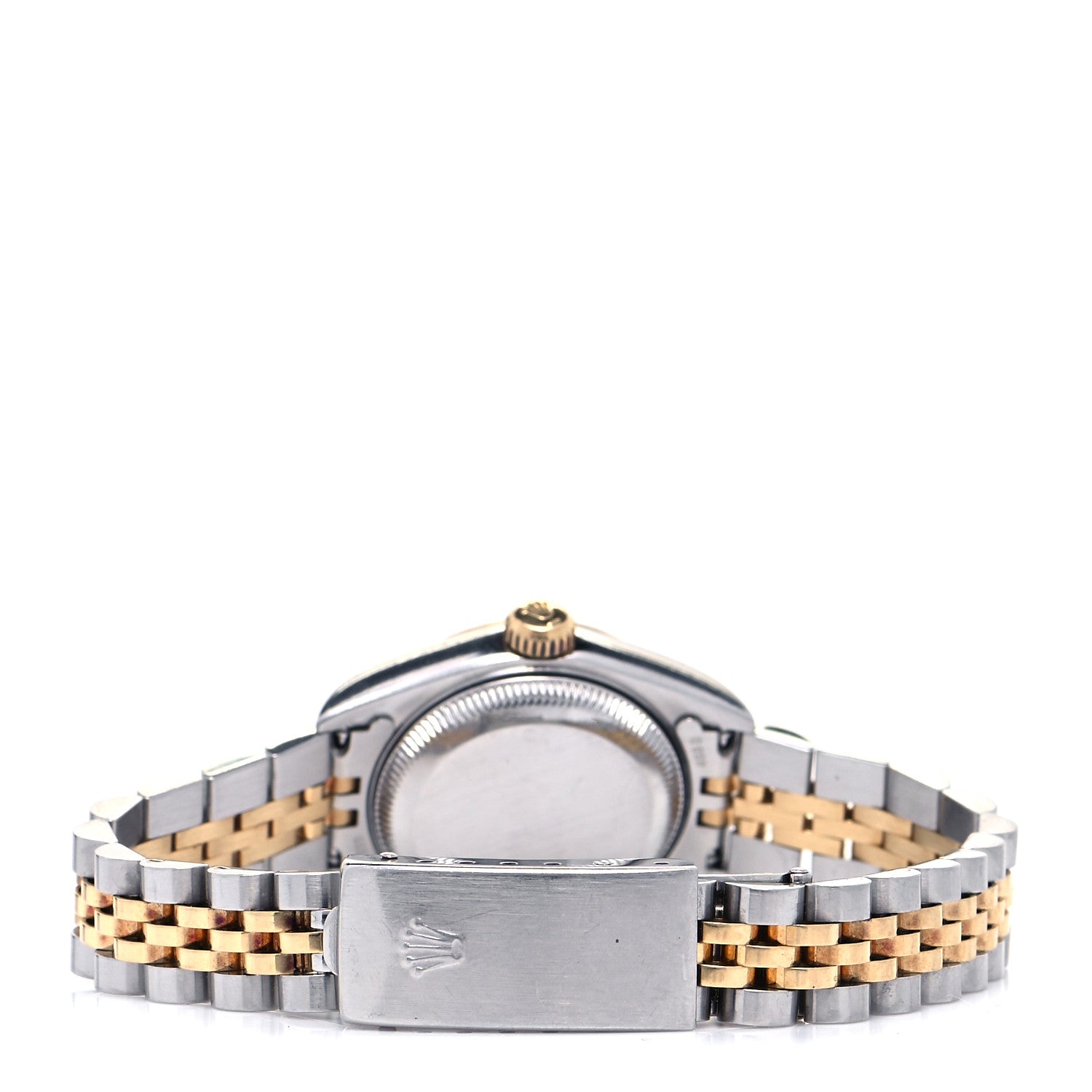 Rolex Stainless Steel 18K Yellow Gold Mother of Pearl 31mm Oyster Perpetual Datejust Watch Decorated Champagne Roman 78273 3 of 4
