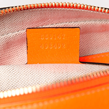 Gucci Canvas Flora Floral Shoulder Bag White Orange Fluo 6 of 9