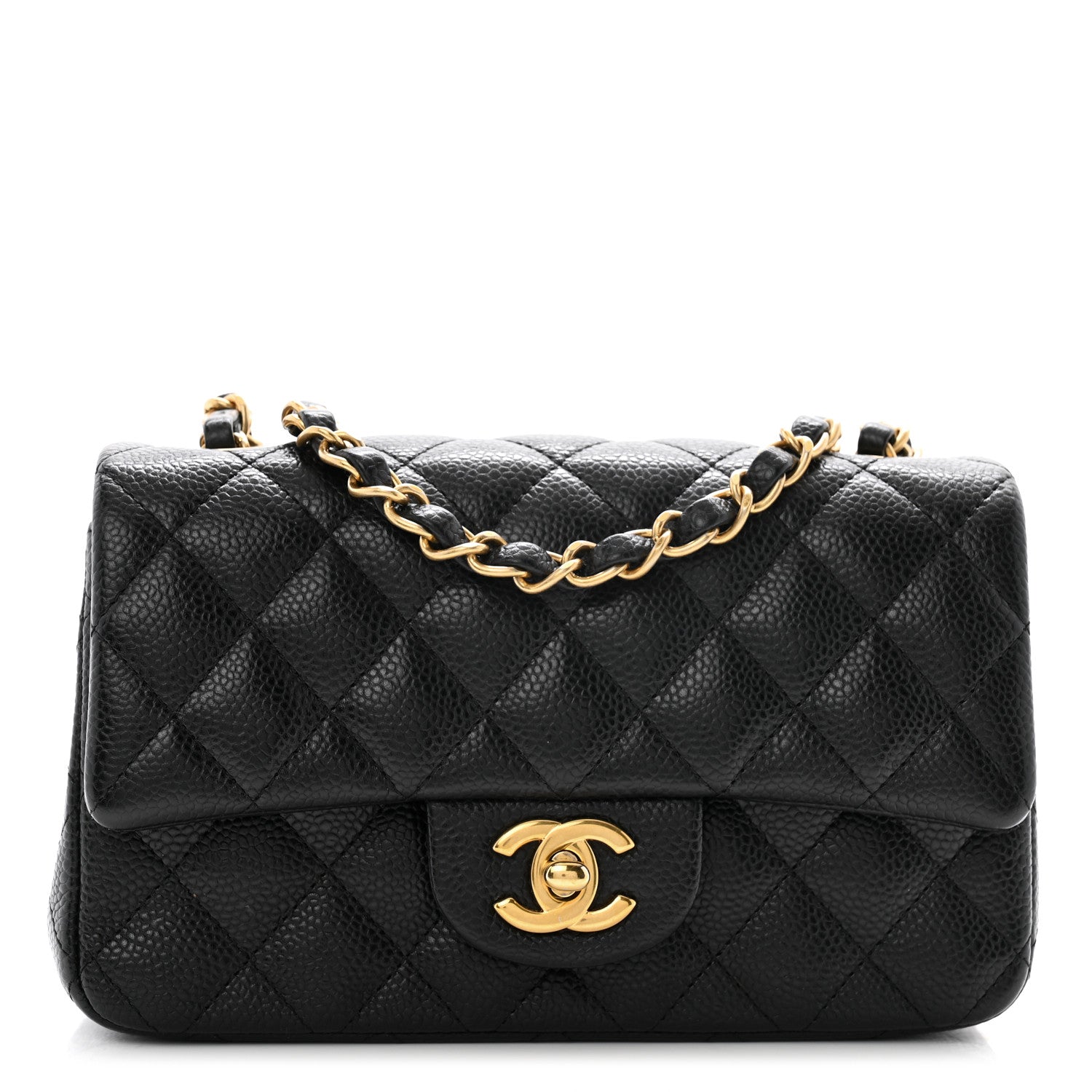 Chanel Caviar Quilted Mini Rectangular Flap Black 1 of 13