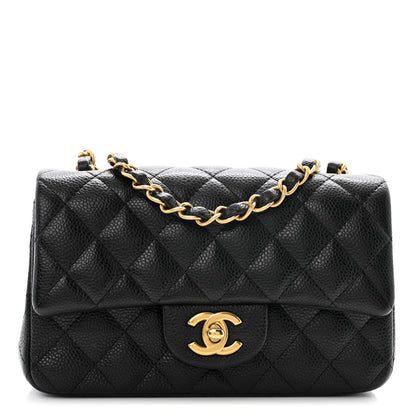 Chanel Caviar Quilted Mini Rectangular Flap Black 1 of 13