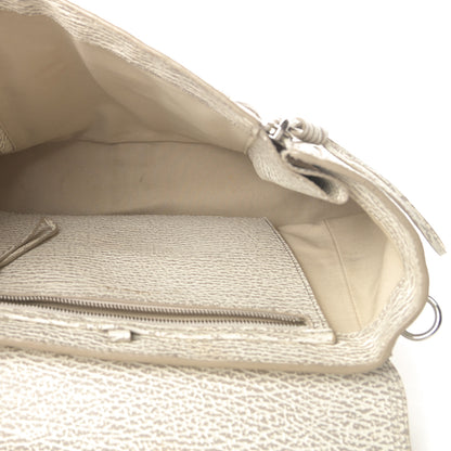 3.1 Phillip Lim Shark Embossed Textured Calfskin Large Pashli Satchel Ivory Dove 6 of 14