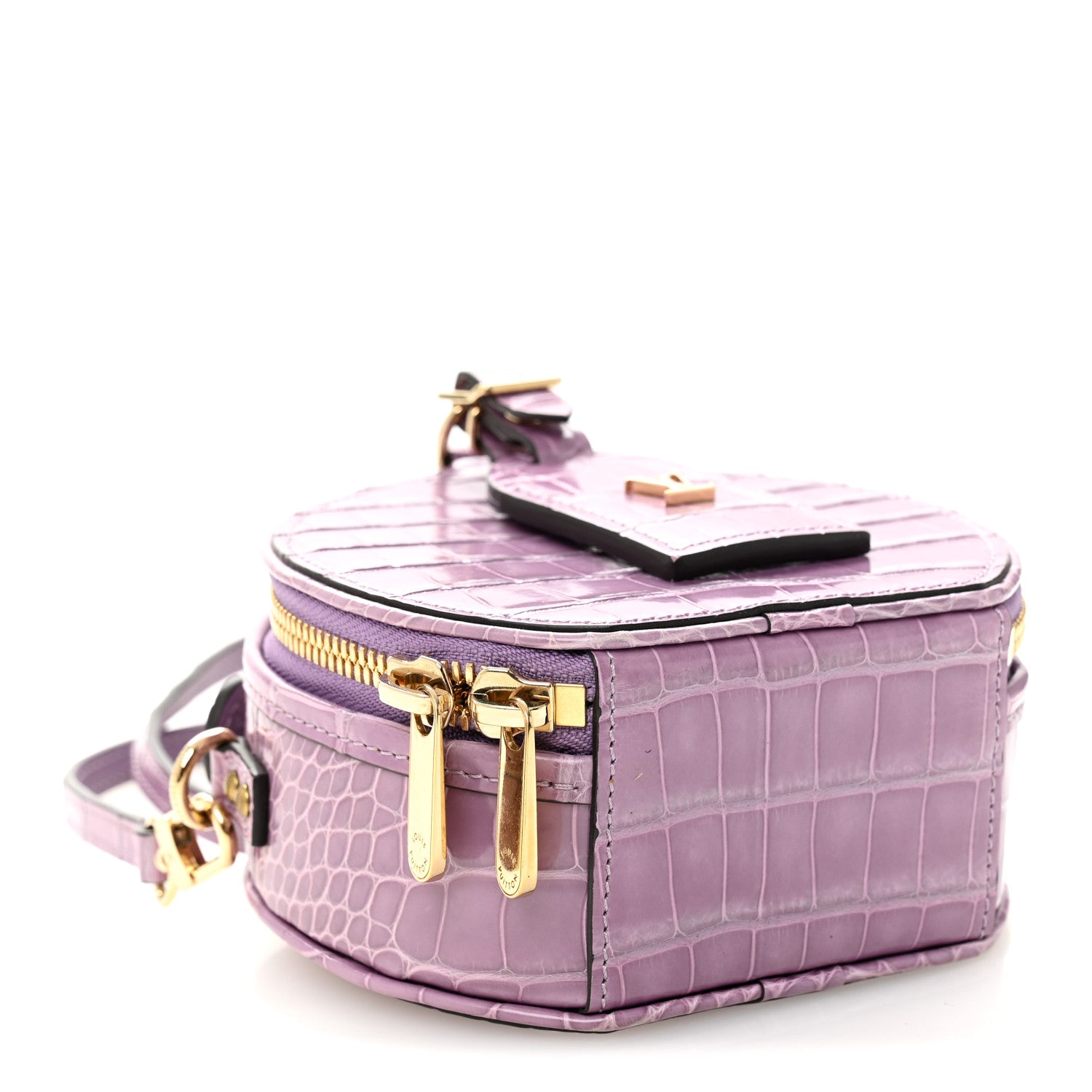 Louis Vuitton Alligator Mini Boite Chapeau Purple 4 of 9