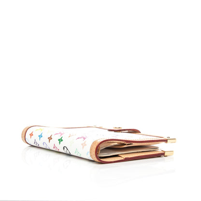 Louis Vuitton Monogram Multicolor Small Ring Agenda Cover White 4 of 7