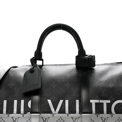 Louis Vuitton Monogram Split Keepall Bandouliere 50 4 of 9