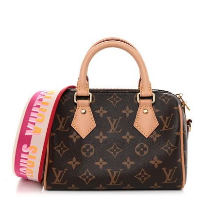 Louis Vuitton Monogram Speedy Bandouliere 20 Fuchsia 1 of 9