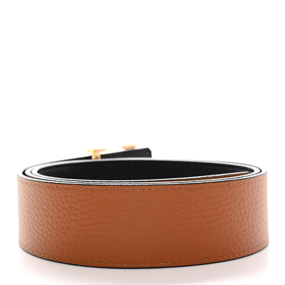 Louis Vuitton Taurillon Calfskin 30mm LV Initiales Reversible Belt Black 3 of 7