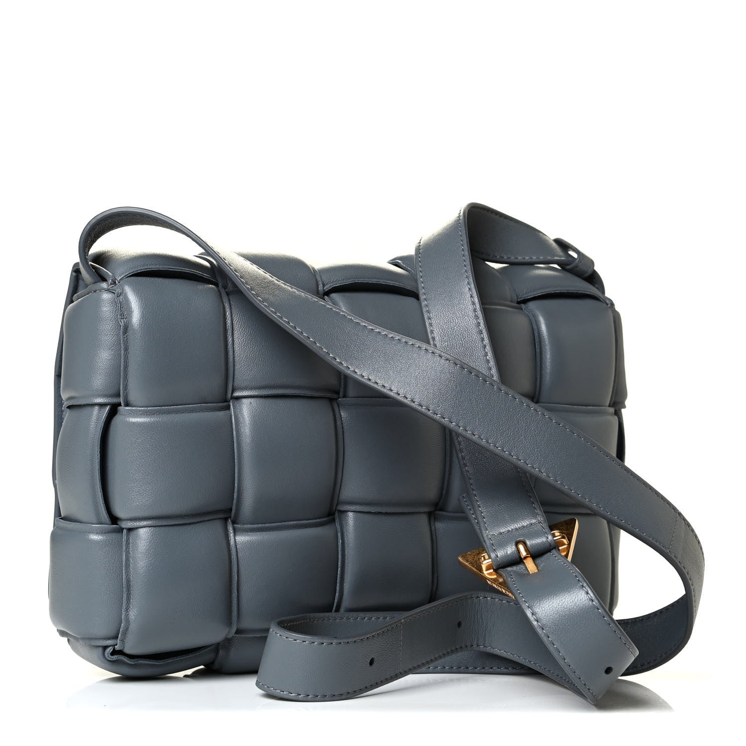 Bottega Veneta Nappa Maxi Intreccio Padded Cassette Crossbody Bag Thunder 2 of 6