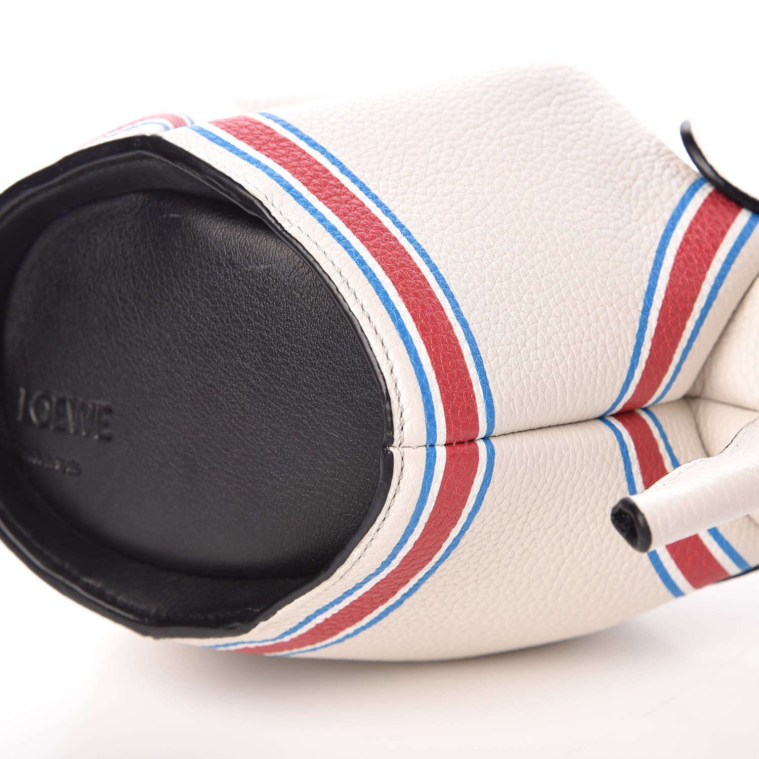 Loewe Calfskin 22 Mini Elephant Crossbody Bag Soft White Red 6 of 8