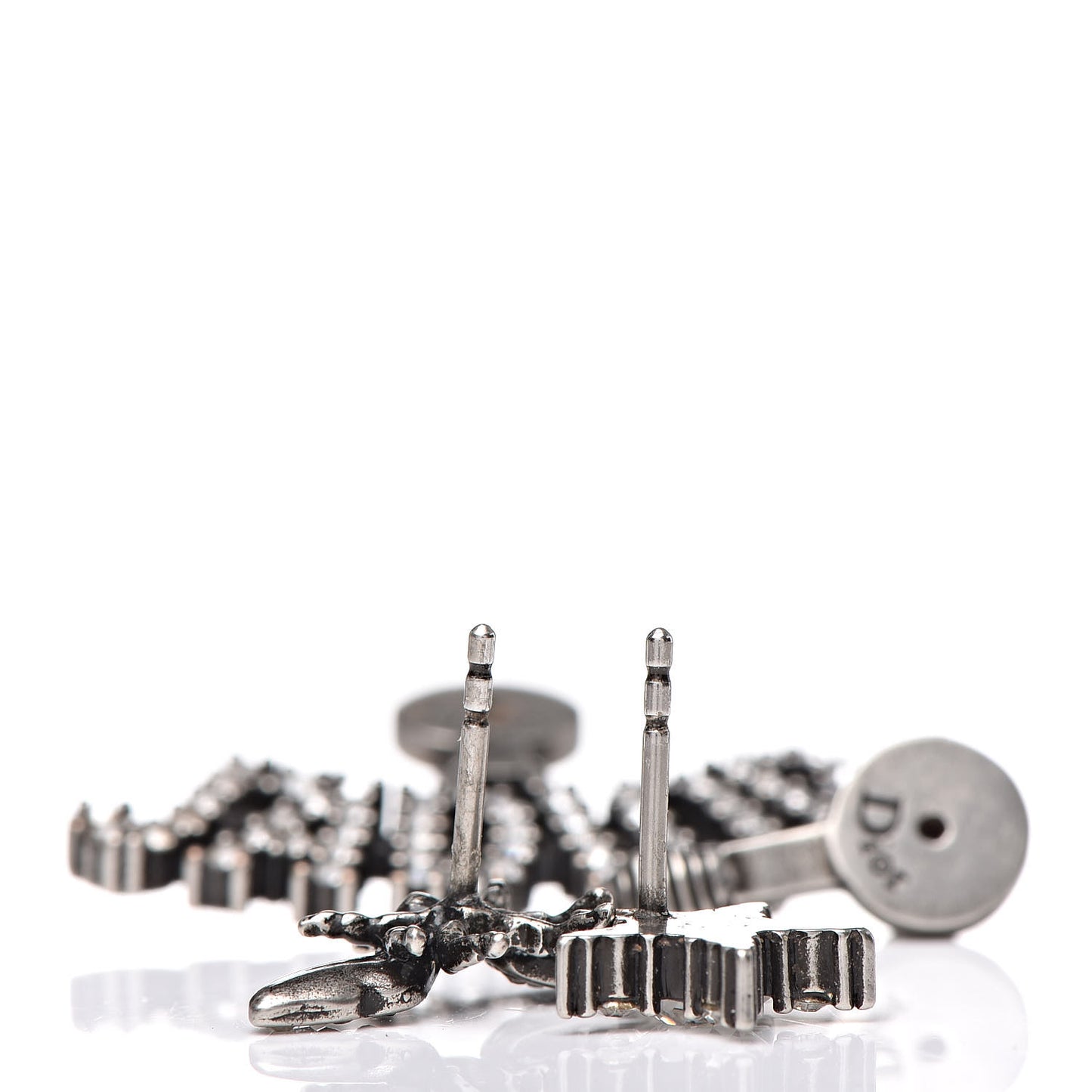 Palladium Crystal J'adior Earrings