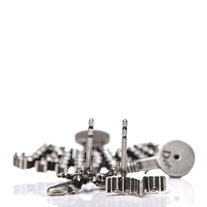 Christian Dior Palladium Crystal J'adior Earrings 4 of 4