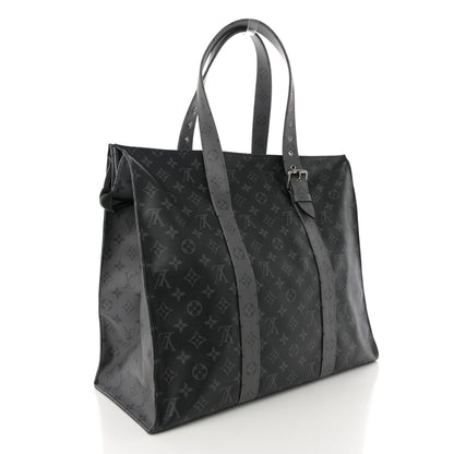 Louis Vuitton Monogram Eclipse Cabas Zippe GM Black 2 of 11
