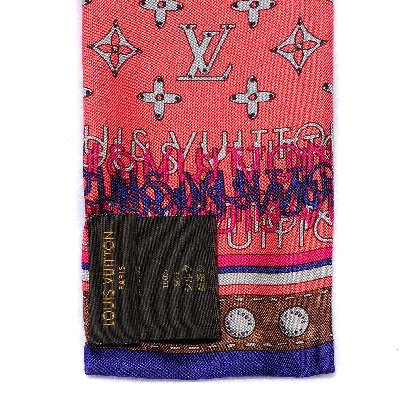 Silk Monogram Map Bandeau