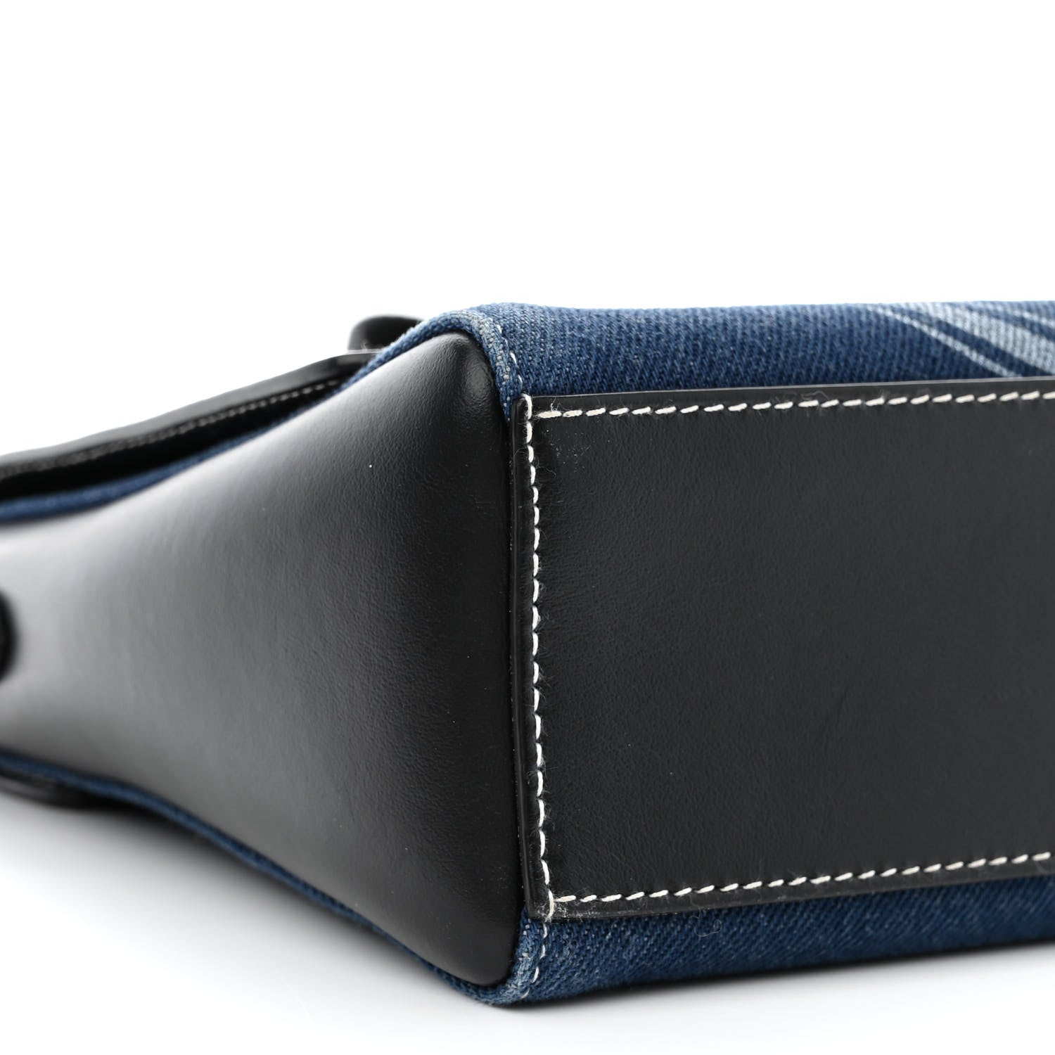 Burberry Denim Medium Print Note Crossbody Bag Blue 9 of 11