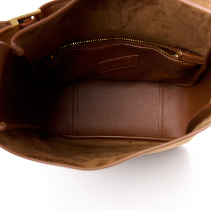 Saint Laurent Suede Small Le 5 A 7 Soft Hobo Snuff 5 of 10