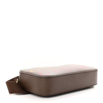 Gucci Textured Dollar Calfskin Gucci 100 Aria Belt Bag 90 36 New Acero Multicolor 4 of 10