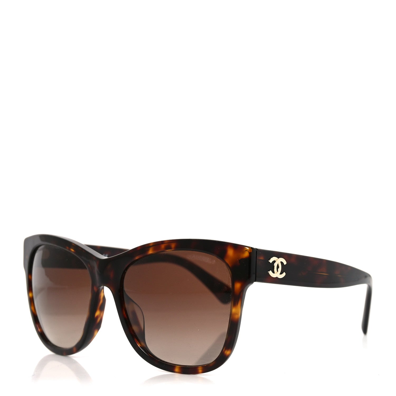 Chanel Acetate Runway Square Sunglasses 5380-A Dark Tortoise 1 of 7