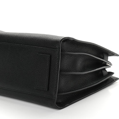 Saint Laurent Grained Calfskin Baby Sac De Jour Souple Black 8 of 8
