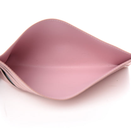 Louis Vuitton Calfskin Felicie Card Holder Insert Rose Ballerine 4 of 5