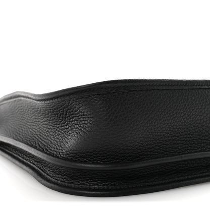 Hermes Taurillon Clemence Evelyne III PM Black 8 of 10