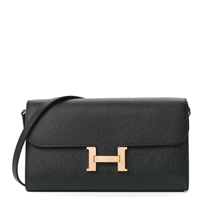 Hermes Epsom Constance Wallet To Go Black 1 of 11