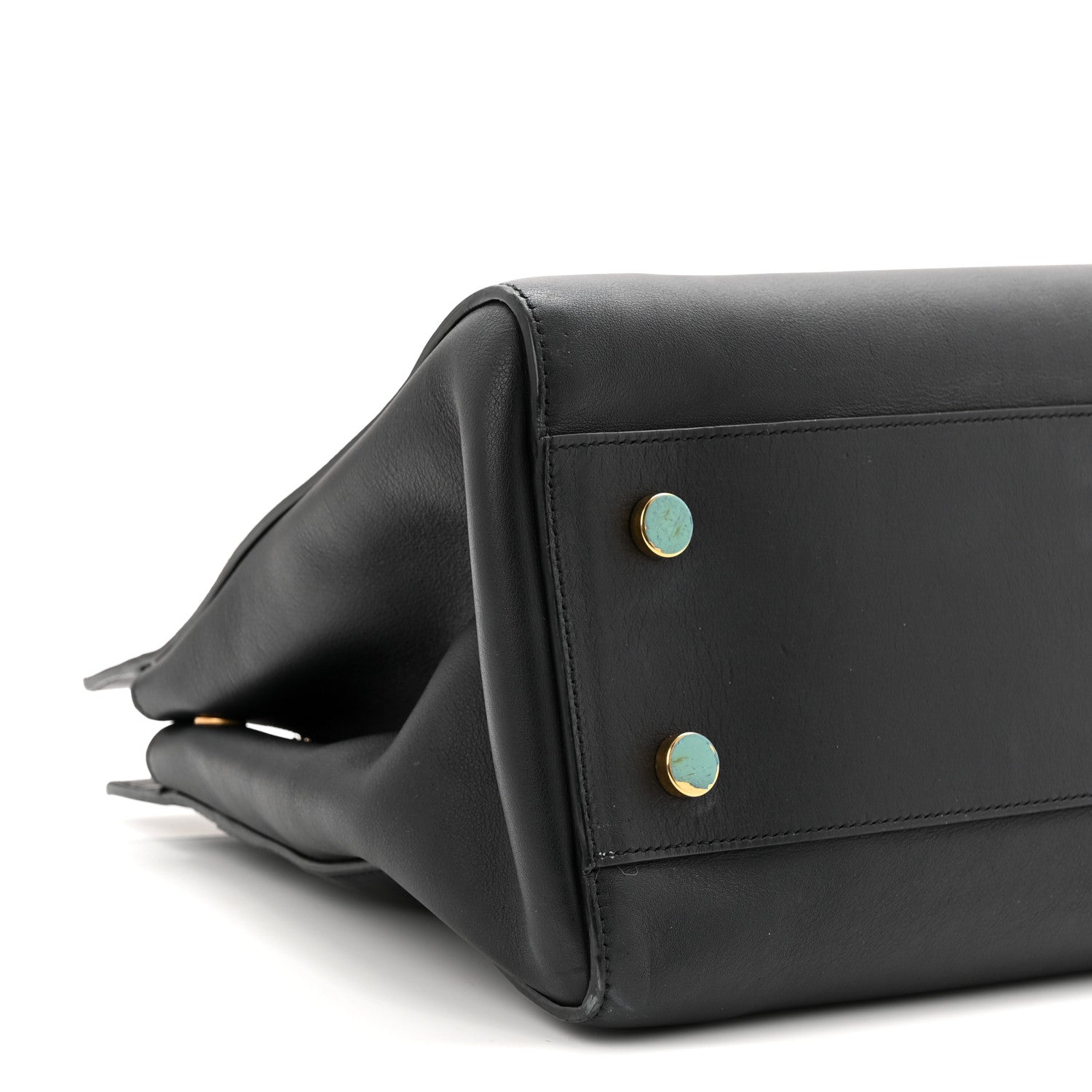 Saint Laurent Calfskin Medium Cabas Rive Gauche Black 9 of 11