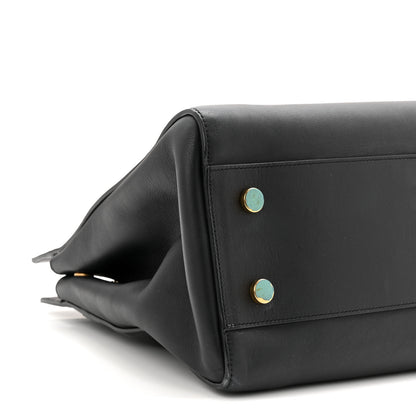 Saint Laurent Calfskin Medium Cabas Rive Gauche Black 9 of 11