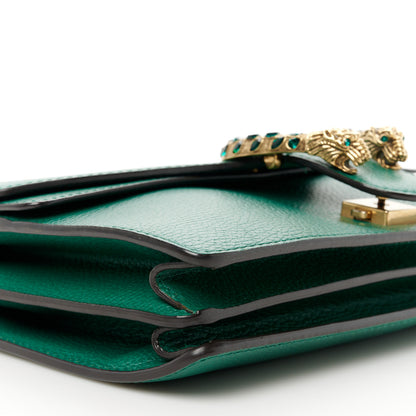 Gucci Pebbled Calfskin Small Dionysus Shoulder Bag Emerald 10 of 11