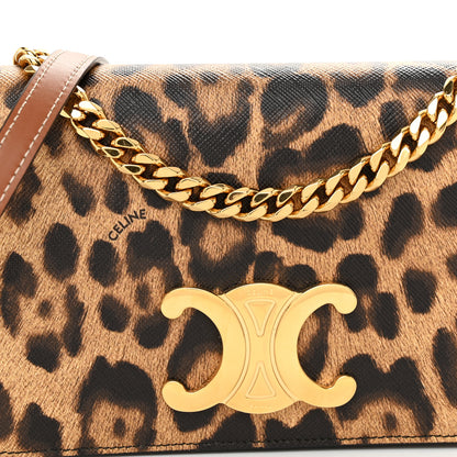 Celine Canvas Leopard Multipochette Tan 8 of 10