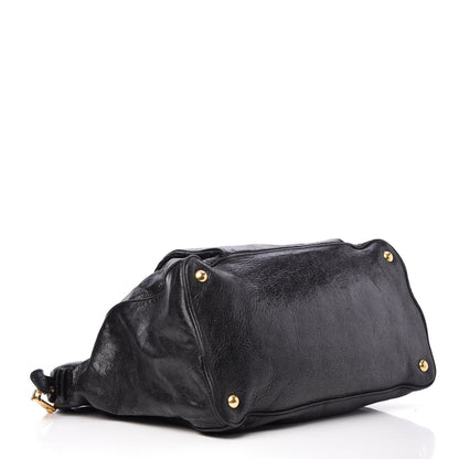 Miu Miu Vitello Lux Shoulder Bag Black 4 of 10