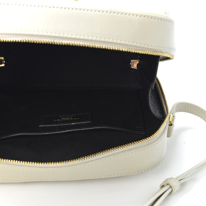 Saint Laurent Lambskin Matelasse Monogram Vicky Camera Bag Crema Soft 4 of 9