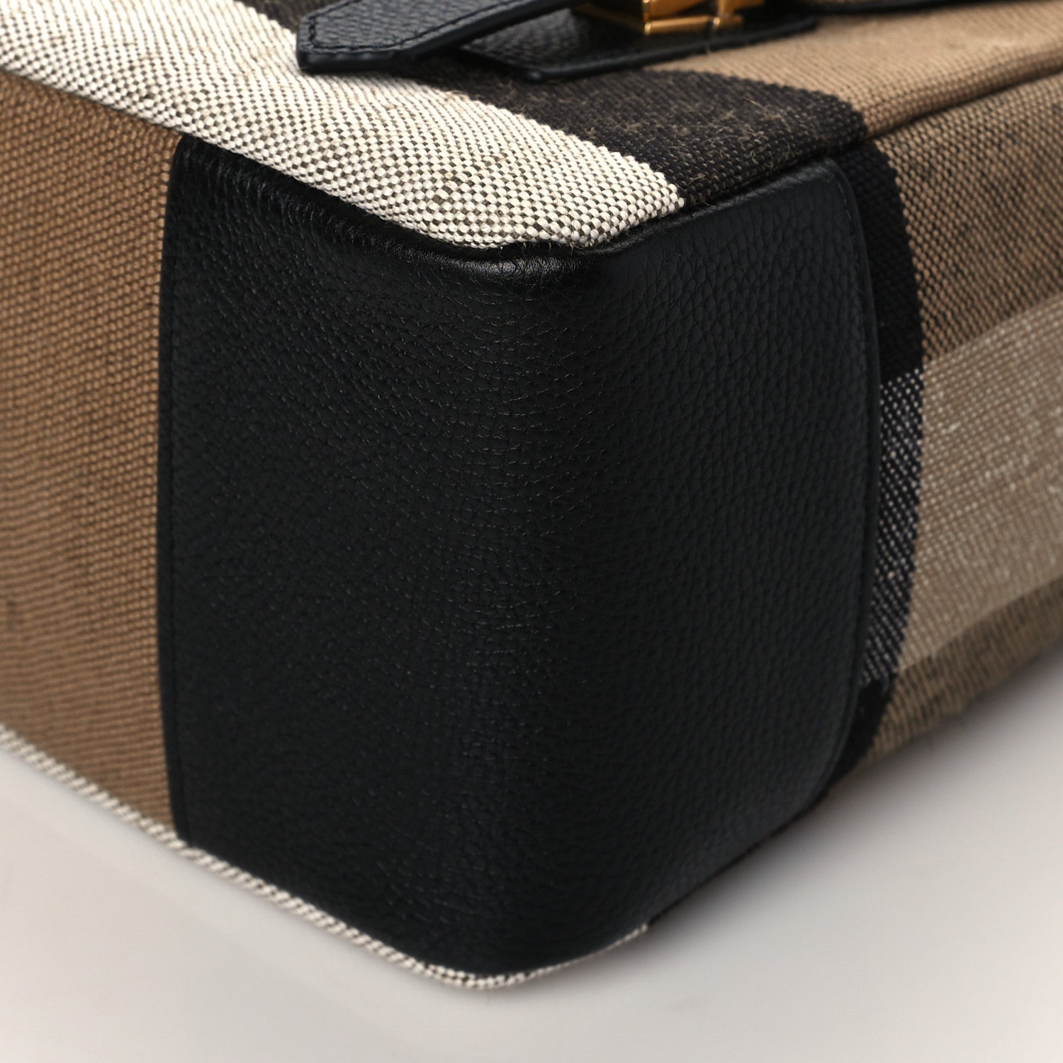 Burberry Canvas Mega Check Large Baildon Messenger Bag Black 11 of 11
