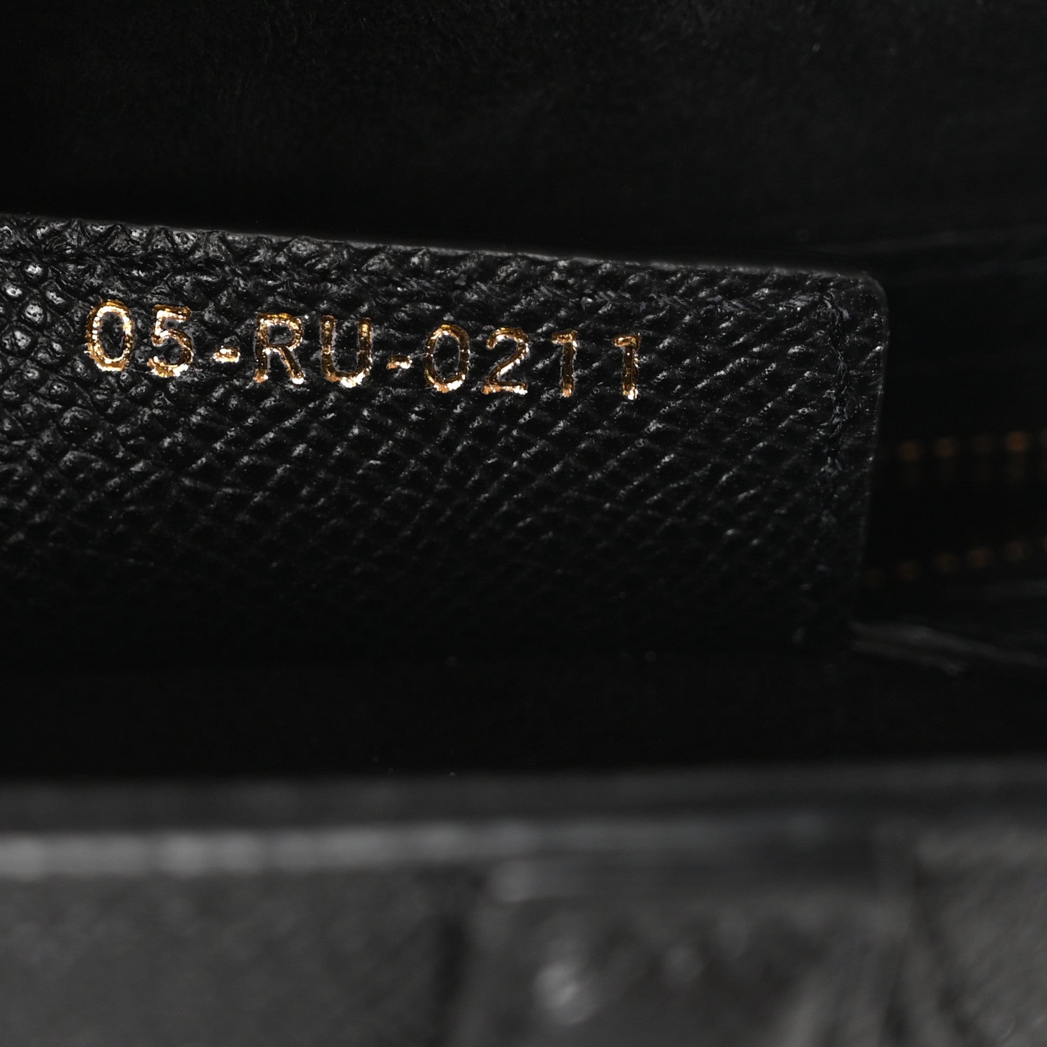 Christian Dior Grained Calfskin Saddle Bag Black 7 of 11