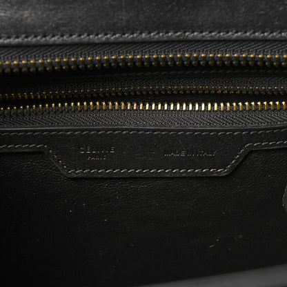 Celine Drummed Calfskin Micro Tri-Color Luggage Antarctic 5 of 9
