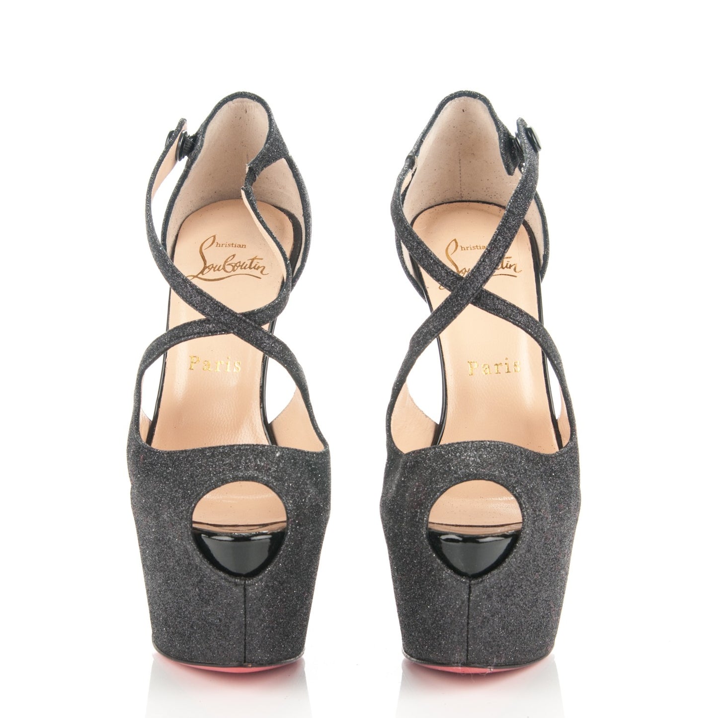 Glitter Exagona 160 Pumps 35.5 Black