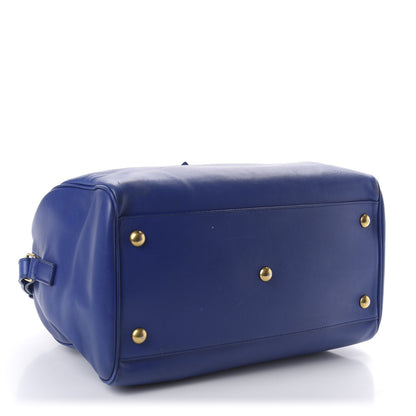 Saint Laurent Calfskin Classic Duffle 6 Blue 4 of 14