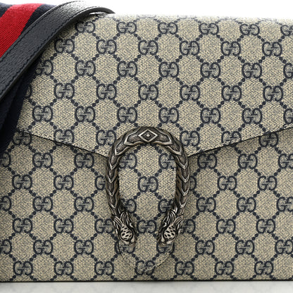 Gucci GG Supreme Monogram Dionysus Messenger Bag Beige Blue 8 of 14