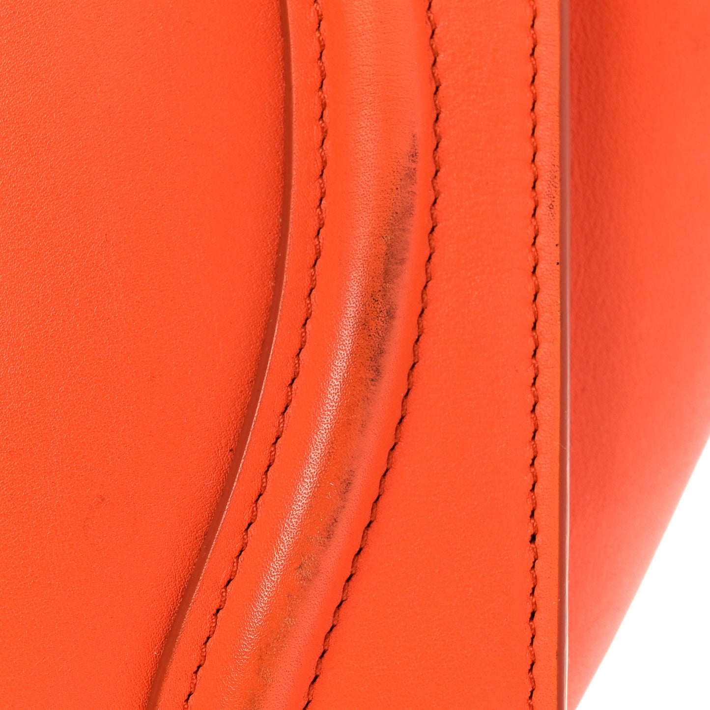 Smooth Calfskin Mini Luggage  Bright Orange
