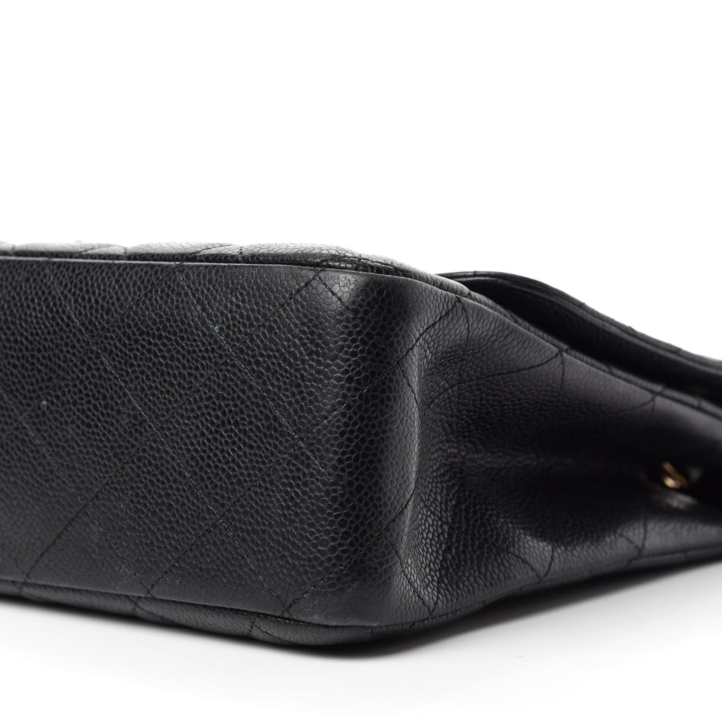 Caviar Quilted Jumbo Single Flap Black