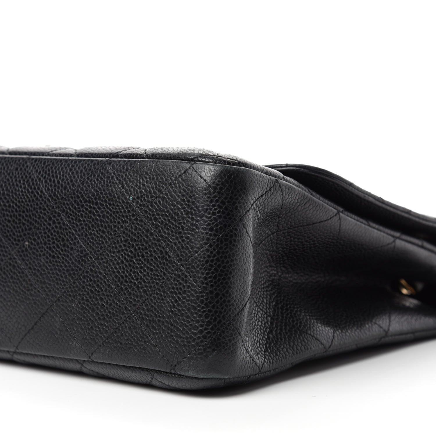 Chanel Caviar Quilted Jumbo Single Flap Black 7 of 11