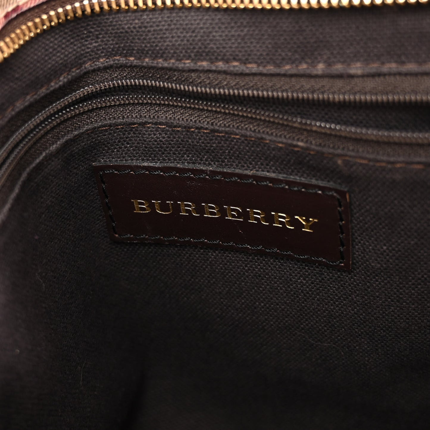 Haymarket Check Medium Regent Tote Chocolate