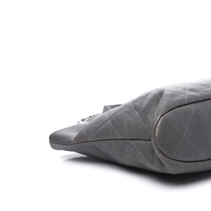 Chanel Caviar Quilted Shopping Tote Grey 5 of 11