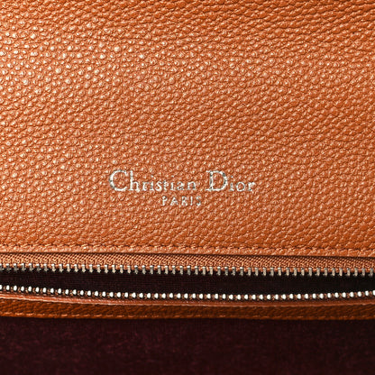Christian Dior Grained Calfskin Medium Diorama Flap Bag Brown 6 of 9