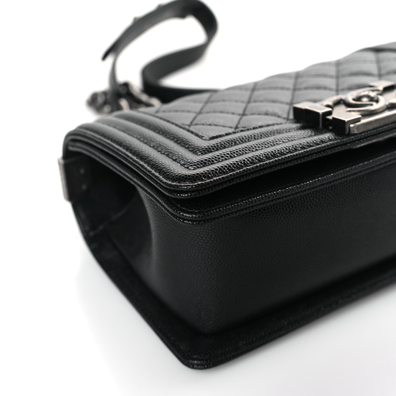 Chanel Caviar Quilted Small Boy Flap Black 8 of 10