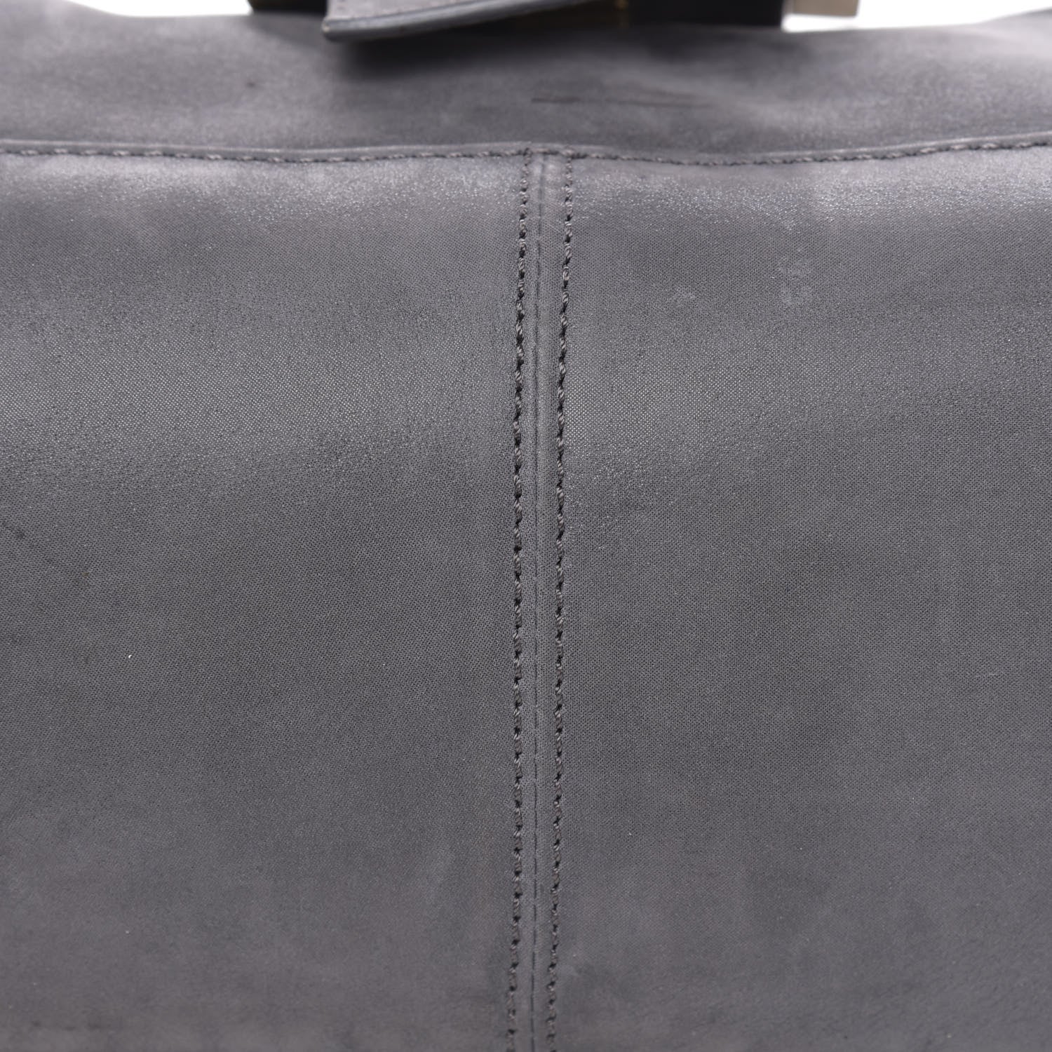 Fendi Vitello Savana Big Mama Baguette Grigio Tartaruga Natural 10 of 12