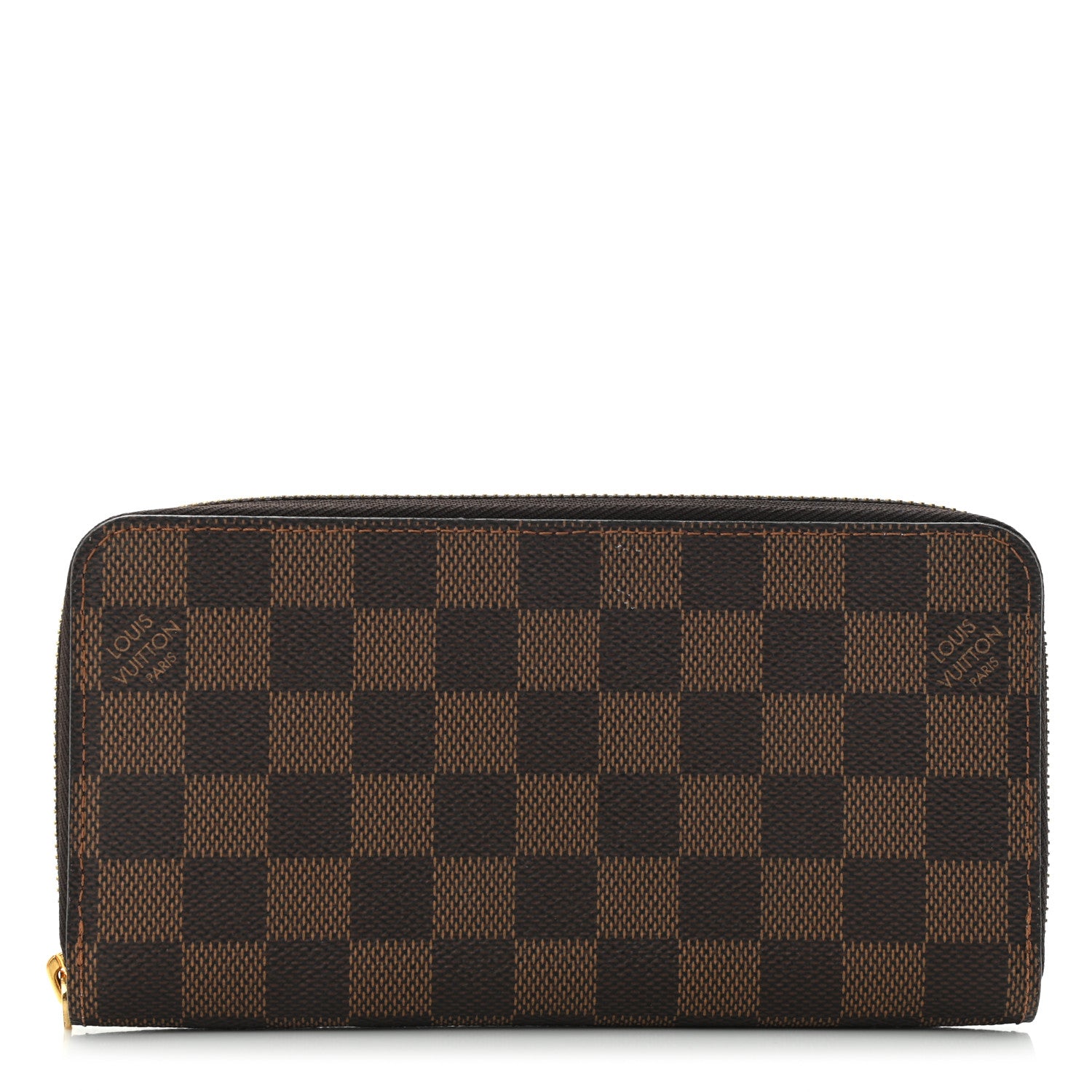 Louis Vuitton Damier Ebene Zippy Wallet Rose Ballerine 1 of 9