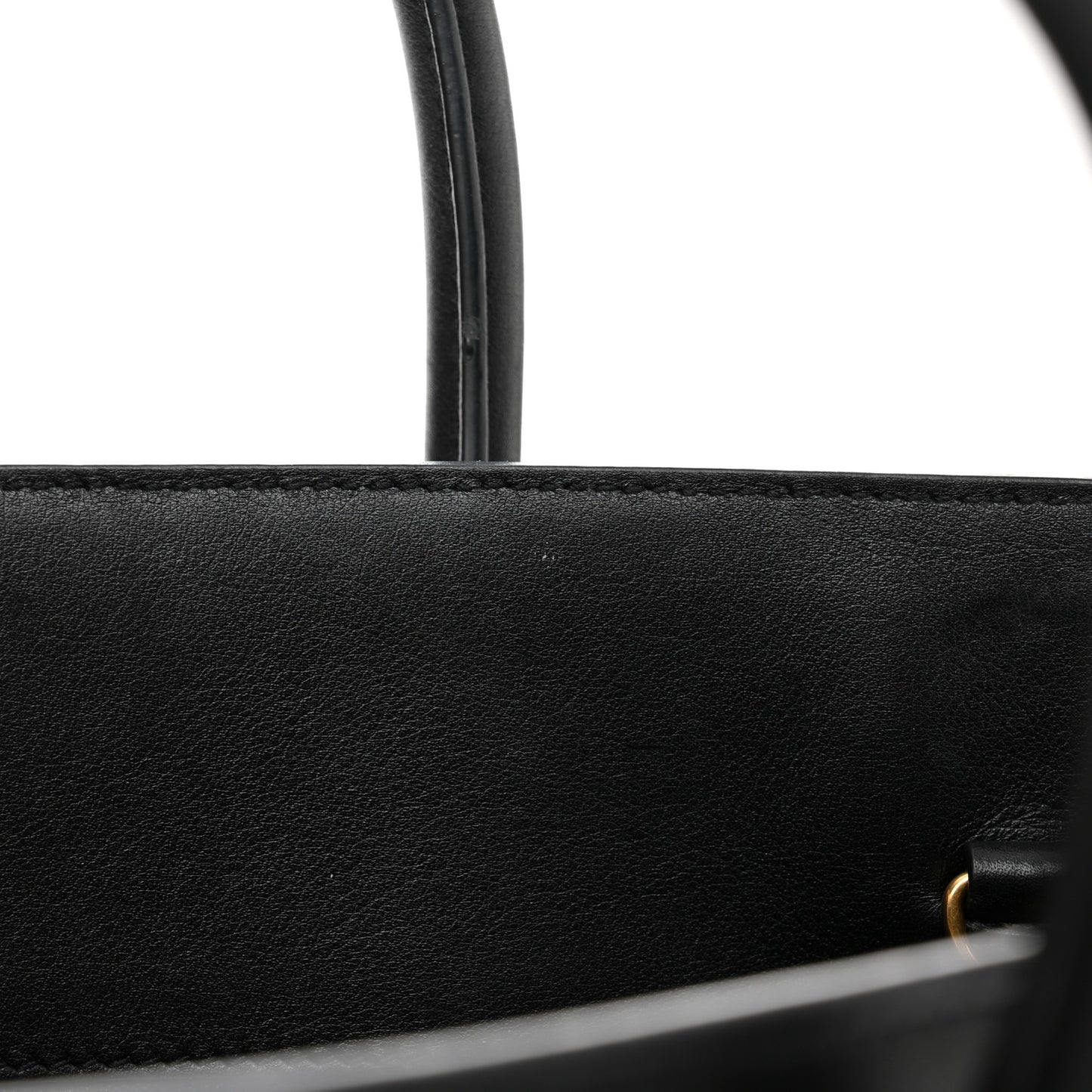 Calfskin Small Sac De Jour Black