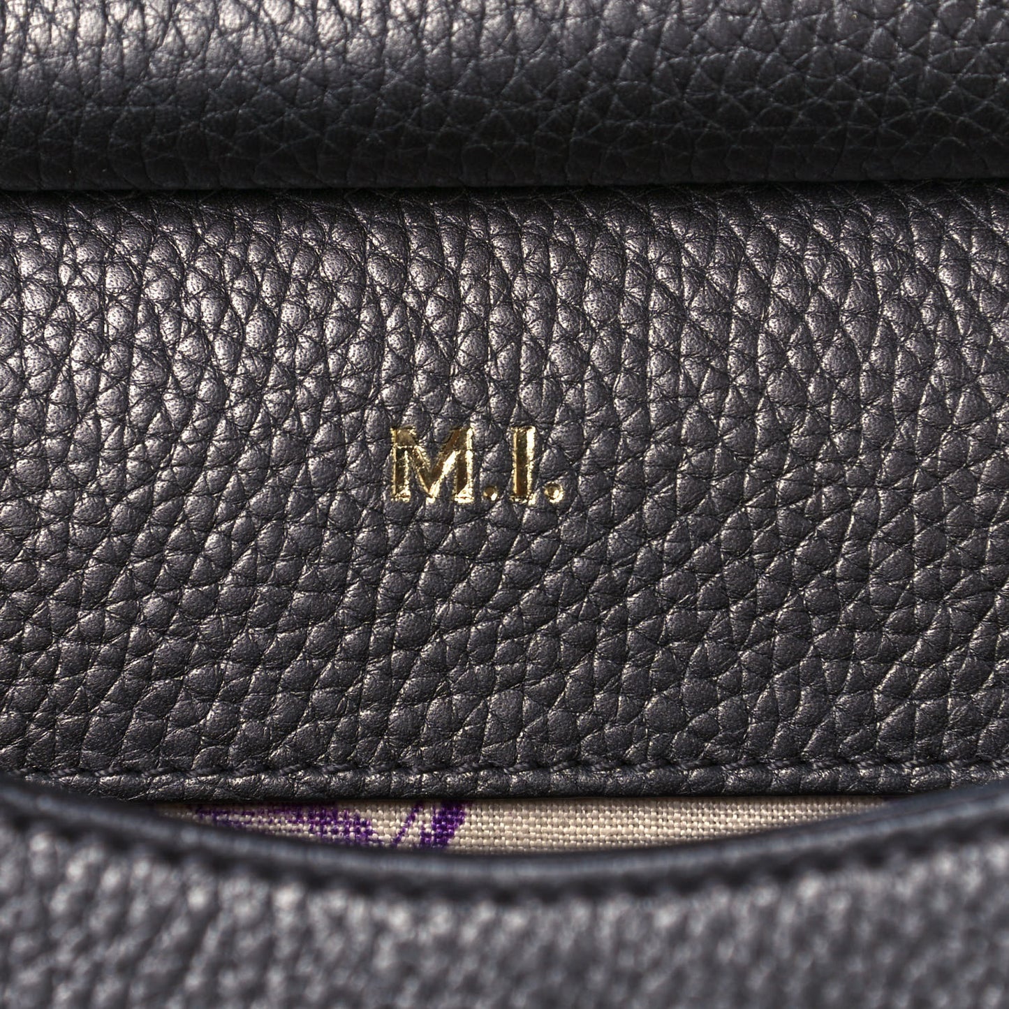 Calfskin Mini GG Marmont Top Handle Bag Pewter