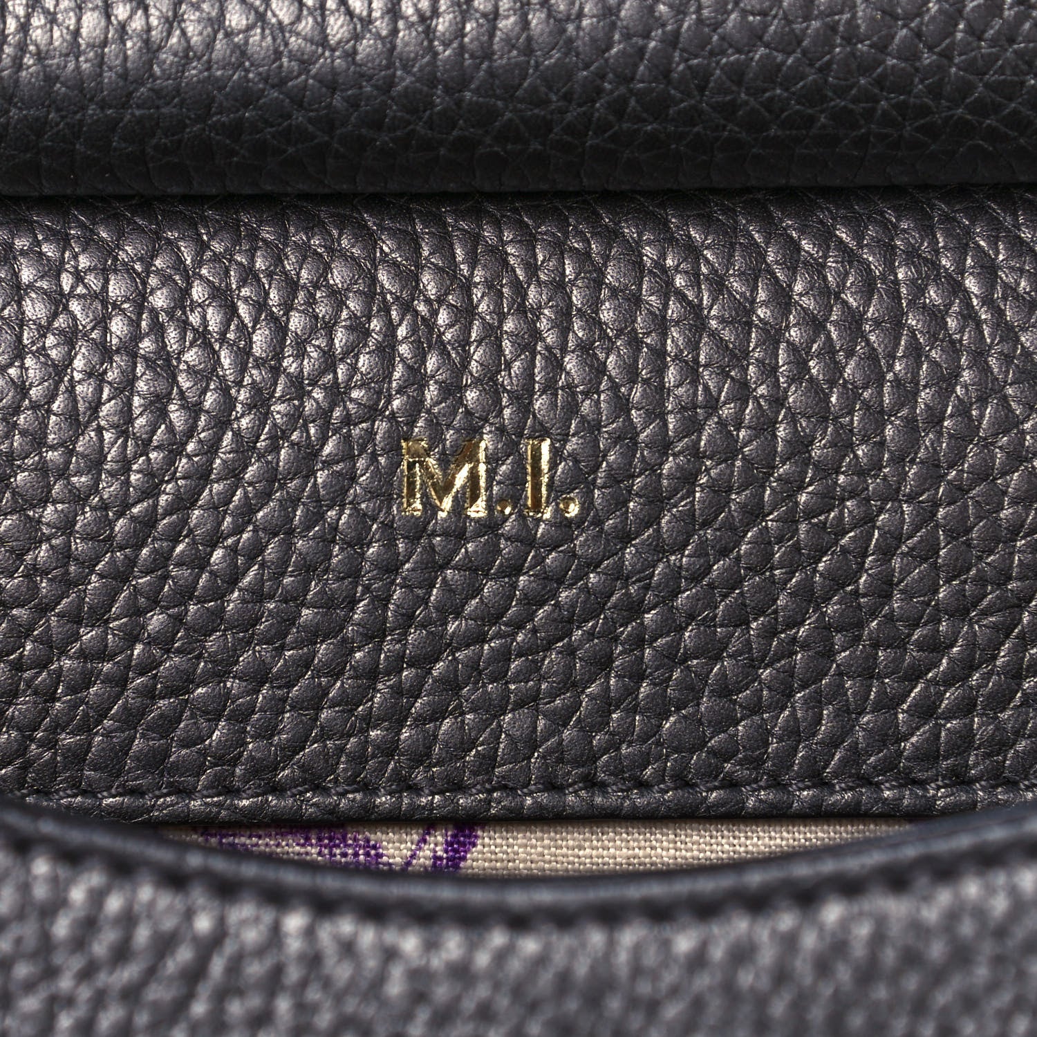 Gucci Calfskin Mini GG Marmont Top Handle Bag Pewter 12 of 12
